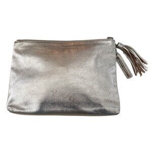 Loeffler Randall Clutch - Silver Metallic